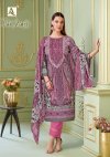 Zaid By Alok Cambric Cotton Printed Embroidery Dress Material 